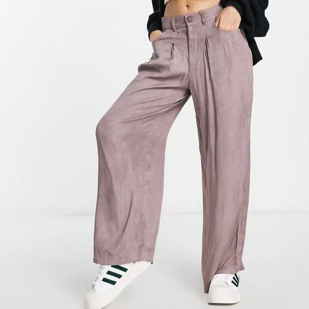 Asos petite wide legged trousers